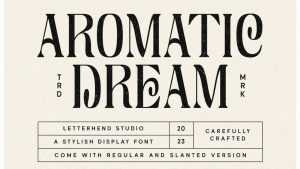 Aromatic Dream Font › Fontesk