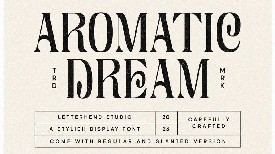 Aromatic Dream Font › Fontesk