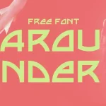 Arounder Display Font