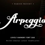 Arpeggio Font Duo - Fonte Grátis Arpeggio Font Duo