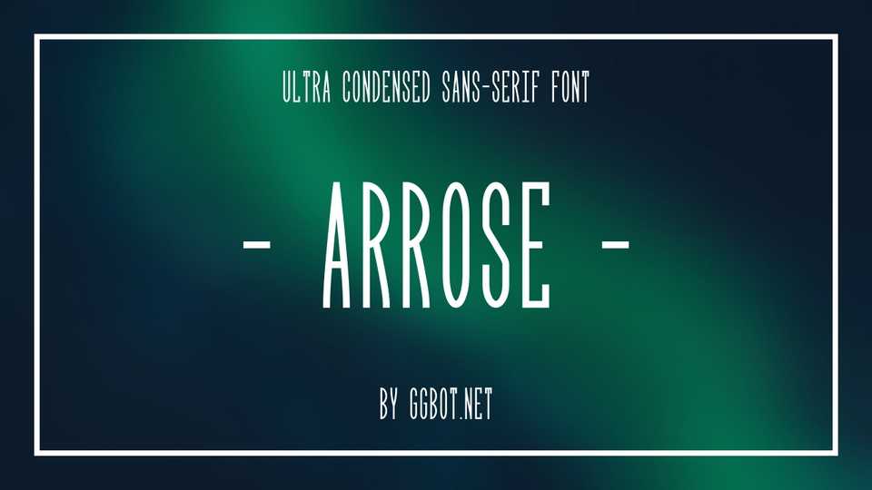 Arrose Font › Fontesk