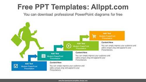 Arrow Banner PowerPoint Diagram