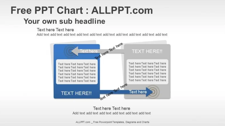 Arrow Call outs Relationship PPT Diagrams