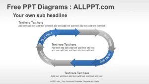 Arrow Cycle PPT Diagrams
