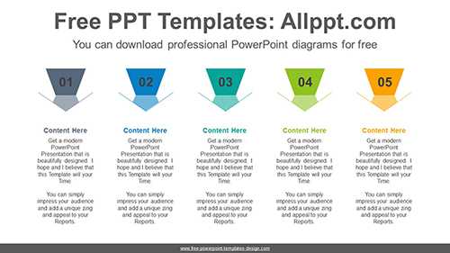 Arrow highlight PowerPoint Diagram Template