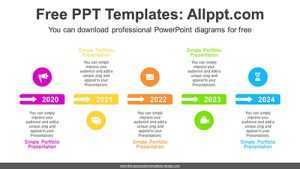 Arrow Highlighting Rectangle PowerPoint Diagram