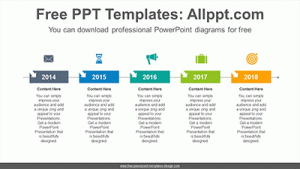 Arrow highlighting rectangle PowerPoint Diagram Template