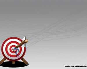 Arrow Target Powerpoint Template