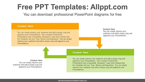 Arrow text box PowerPoint Diagram Template