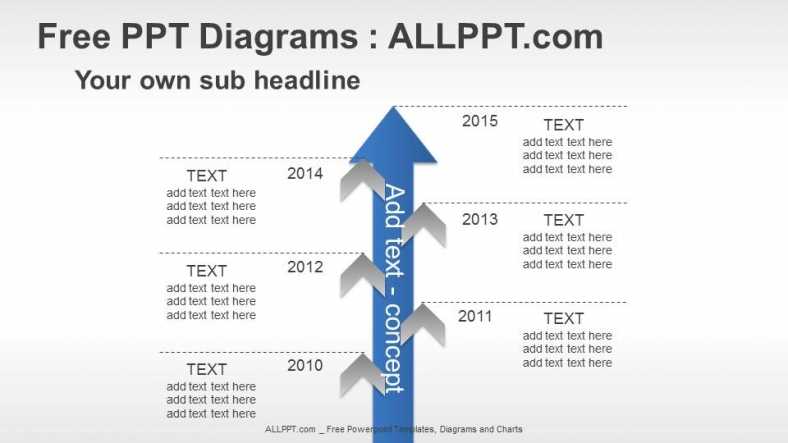 Arrow Timeline PPT Diagrams