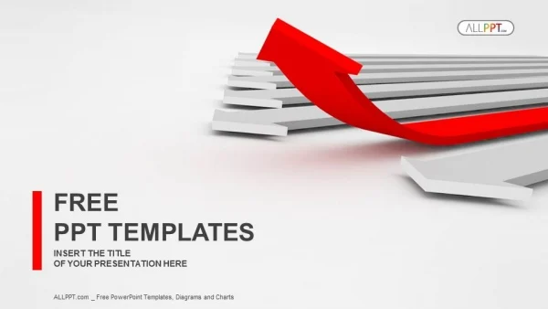Arrow to success-Leadership concept PowerPoint Templates
