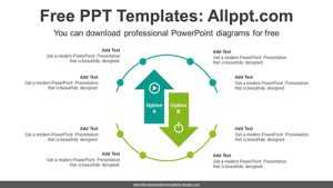 Arrows Up-Down PowerPoint Diagram Template
