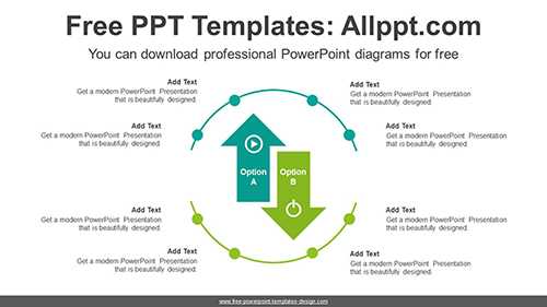 Arrows Up-Down PowerPoint Diagram Template