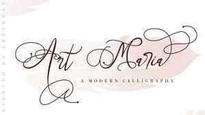Art Maria Script › Fontesk