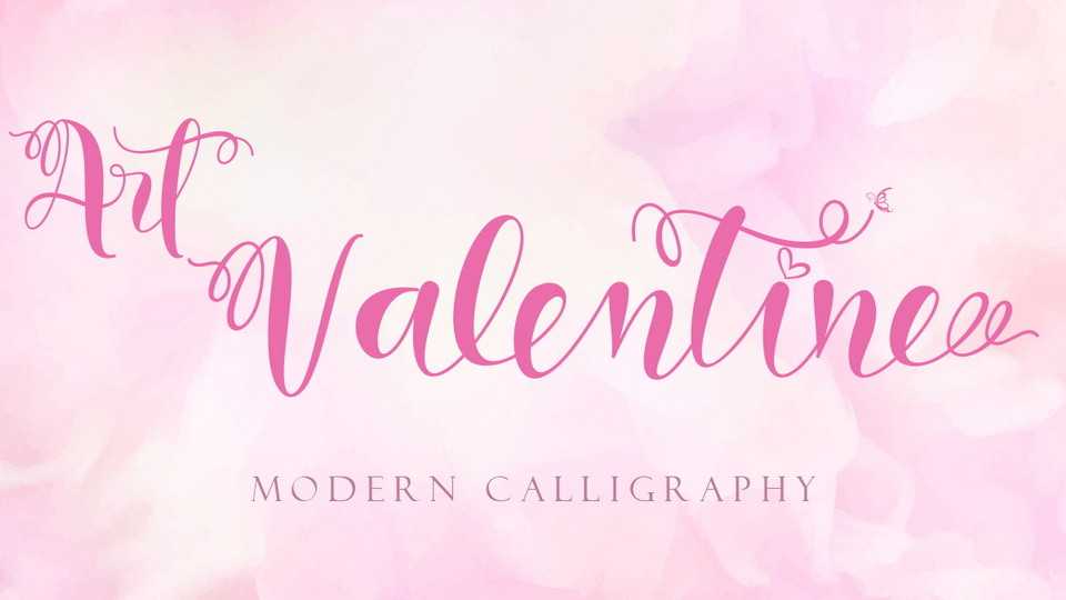 Art Valentine Script Font › Fontesk