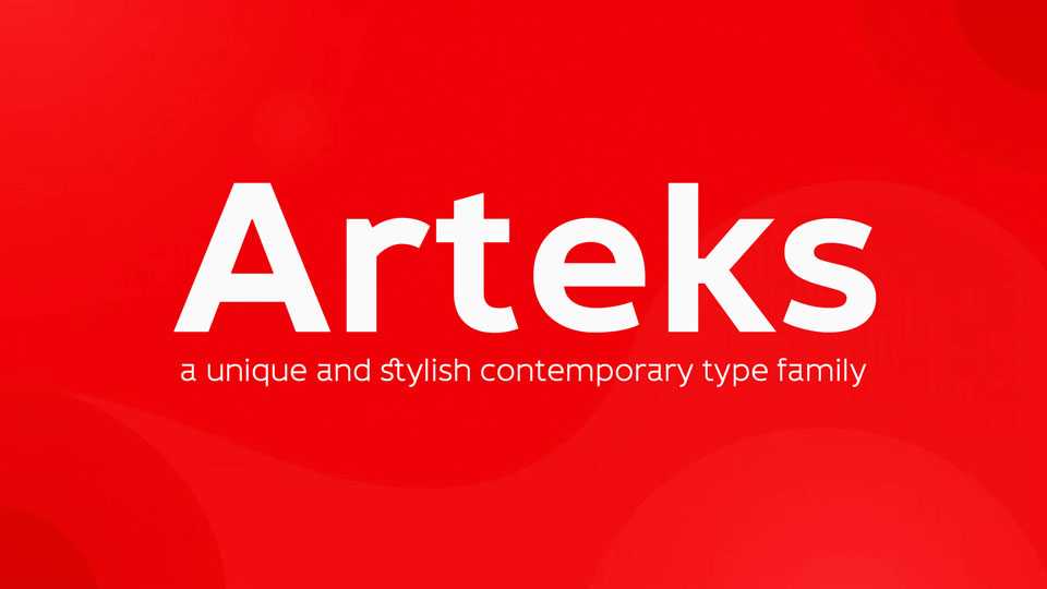 Arteks Font Family › Fontesk