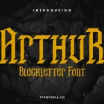 Arthur Blackletter Font