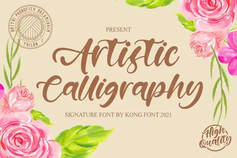 Artistic Script Font