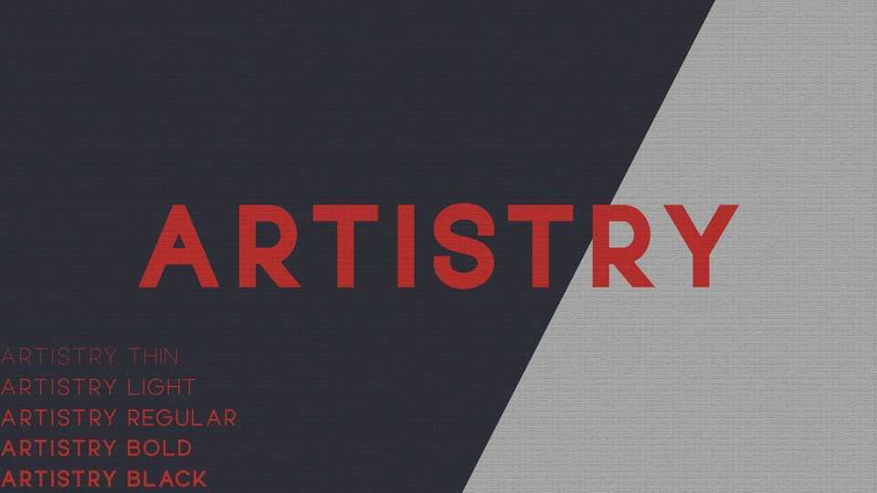 Artistry Font Family › Fontesk