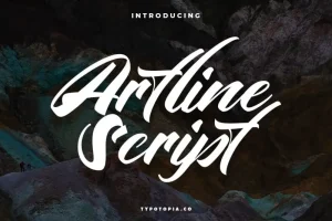 Artline Fancy Script Font