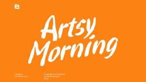 Artsy Morning Font › Fontesk