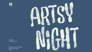Artsy Night Font › Fontesk