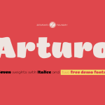 Arturo Font Family - Fonte Grátis Arturo Font Family
