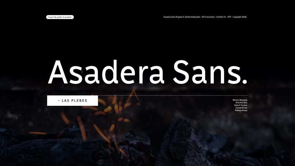 Asadera Sans Font › Fontesk