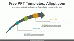 Ascending arrow PowerPoint Diagram Template