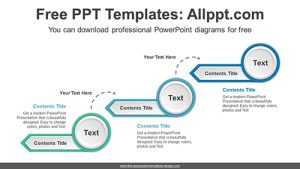 Ascending Circle Arrow PowerPoint Diagram