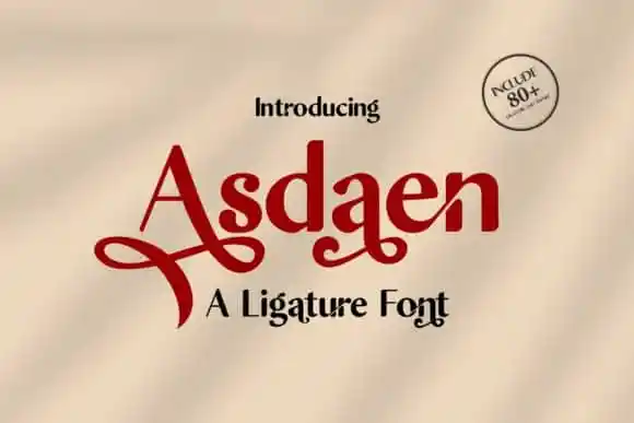 Asdaen Sans Serif Font