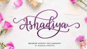 Ashadiya Font › Fontesk