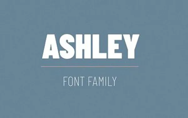 Ashley Font Family
