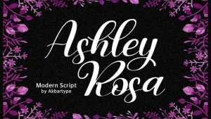 Ashley Rosa Font › Fontesk