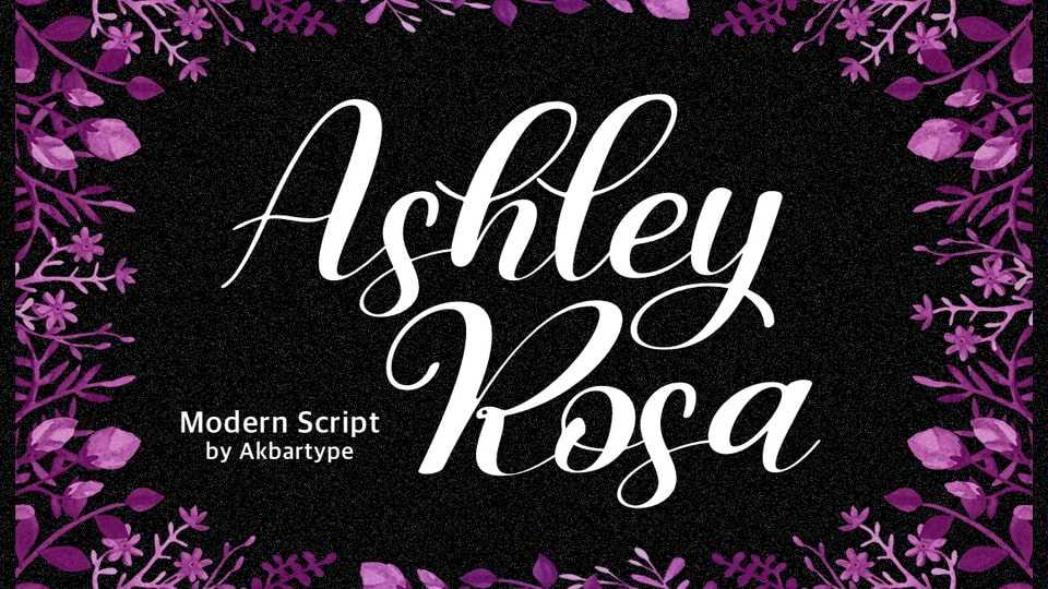 Ashley Rosa Font › Fontesk