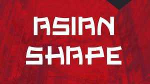 Asian Shape Font › Fontesk