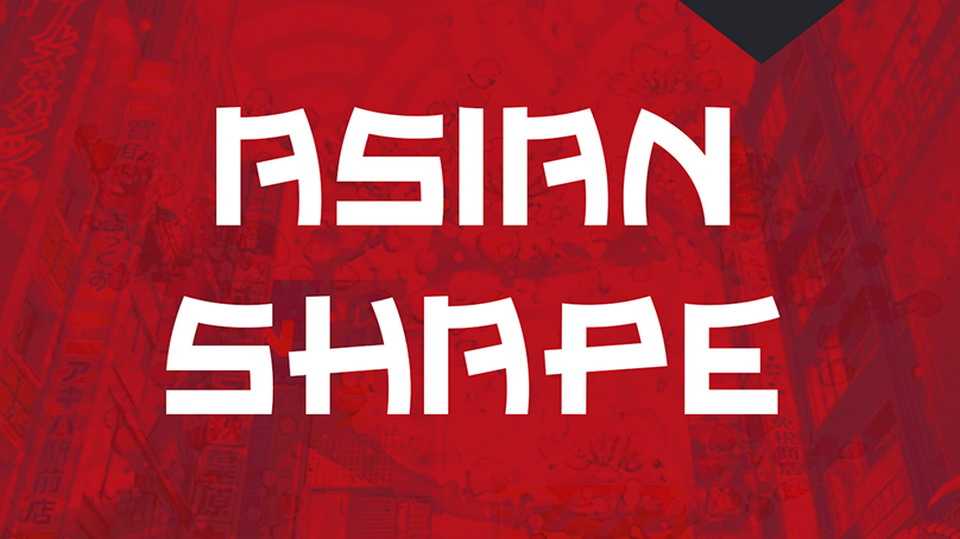 Asian Shape Font › Fontesk