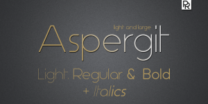 Aspergit font