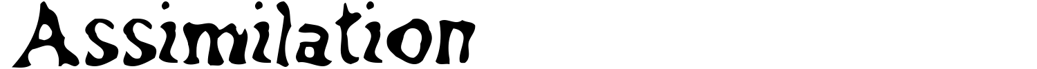 Assimilation Font