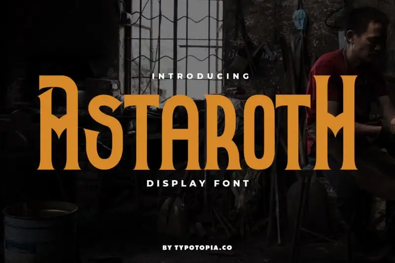 Astaroth Display Font