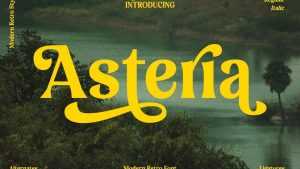 Asteria Font › Fontesk