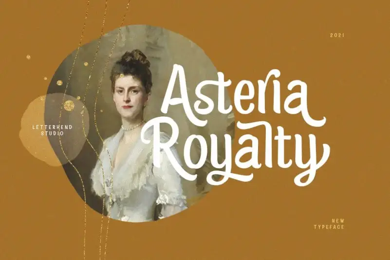 Asteria Royalty Display Font