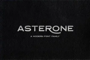 Asterone Sans Serif Font