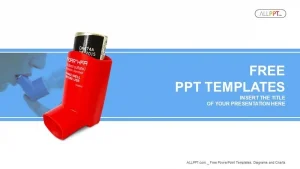 Asthma inhaler PowerPoint Templates