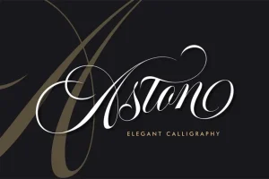 Aston Calligraphy Font