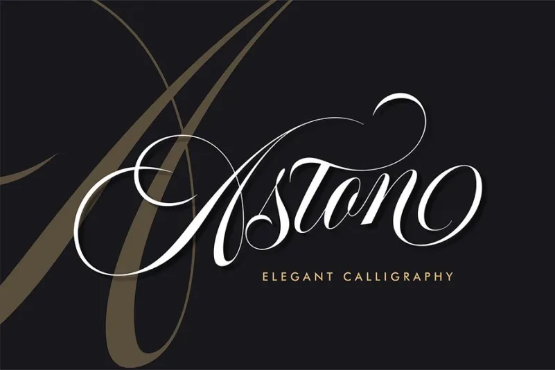 Aston Calligraphy Font