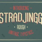Astradjingga Rough Font - Fonte Grátis Astradjingga Rough Font