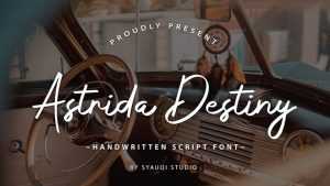Astrida Destiny Font › Fontesk