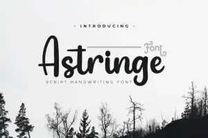 Astringe Script Font