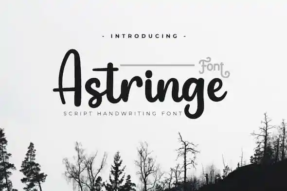 Astringe Script Font